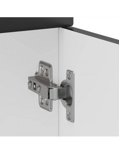 Base da Cucina Kalmar Nero in Legno Multistrato