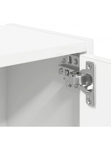 Libreria Bianca 40x24x52 cm in Legno Multistrato