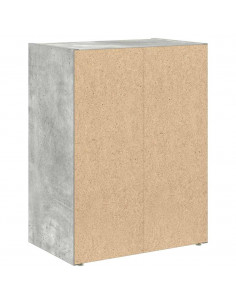 Libreria Grigio Cemento 40x24x52 cm in Legno Multistrato