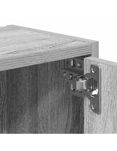 Libreria Grigio Sonoma 40x24x52 cm in Legno Multistrato