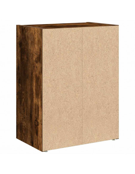 Libreria Rovere Fumo 40x24x52 cm in Legno Multistrato