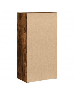 Libreria Rovere Fumo 40x24x77 cm in Legno Multistrato