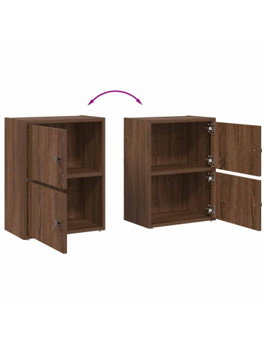 Libreria Rovere Marrone 40x24x52 cm in Legno Multistrato