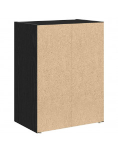 Libreria Rovere Nero 40x24x52 cm in Legno Multistrato