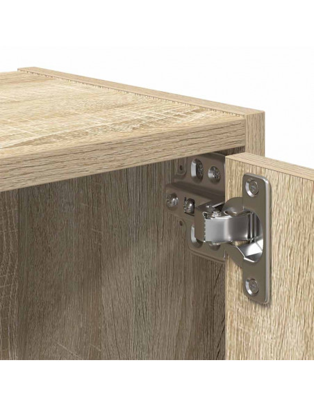 Libreria Rovere Sonoma 40x24x77 cm in Legno Multistrato