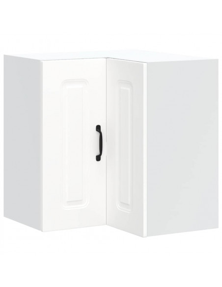 Pensile da Cucina ad Angolo Kalmar Bianco in Legno Multistrato