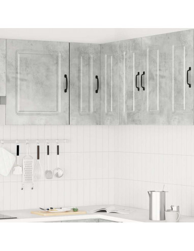 Pensile da Cucina ad Angolo Kalmar Grigio Cemento in Truciolato