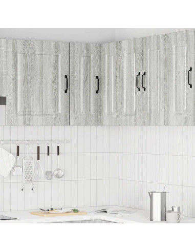 Pensile da Cucina ad Angolo Kalmar Grigio Sonoma in Truciolato