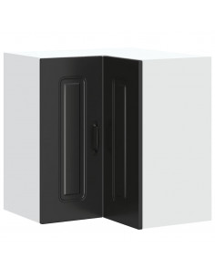 Pensile da Cucina ad Angolo Kalmar Nero in Legno Multistrato