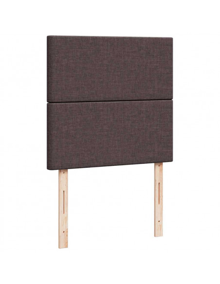 Struttura Letto Pouf con Materassi 200x200 cm in Tessuto