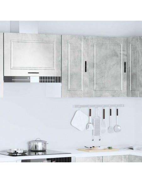 Pensile da Cucina Porto Grigio Cemento in Legno Multistrato
