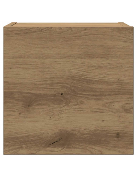 Set Mobile TV 5 pz Montato a Parete Rovere in Legno Multistrato