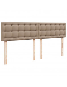 Struttura Letto Pouf con Materasso 180x200 cm Similpelle 2