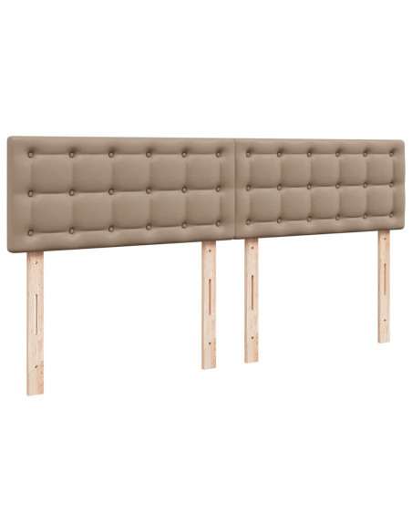 Struttura Letto Pouf con Materasso 180x200 cm Similpelle