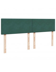 Struttura Letto Pouf con Materasso 180x200 cm in Velluto