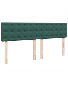 Struttura Letto Pouf con Materasso 180x200 cm in Velluto