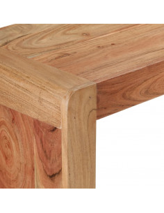 Tavolo Consolle 110x30x76 cm in Legno Massello di Acacia