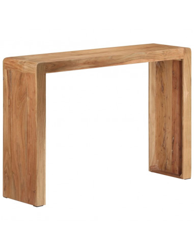 Tavolo Consolle 110x30x76 cm in Legno Massello di Acacia