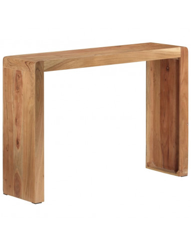Tavolo Consolle 110x30x76 cm in Legno Massello di Acacia
