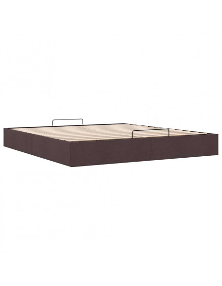 Struttura Letto Pouf senza Materasso 200x200 cm in Tessuto