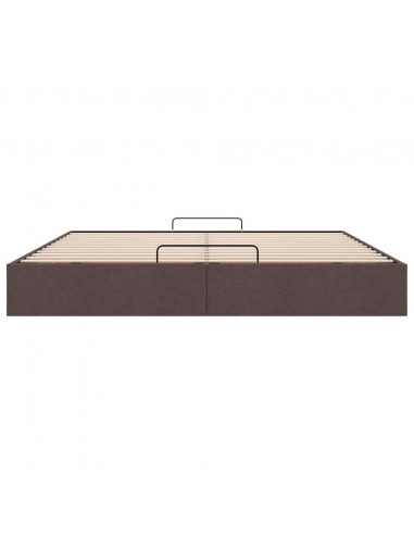 Struttura Letto Pouf senza Materasso 200x200 cm in Tessuto