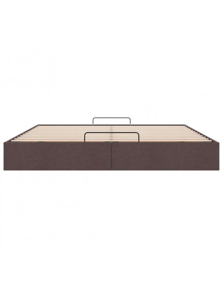 Struttura Letto Pouf senza Materasso 200x200 cm in Tessuto