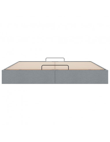 Struttura Letto Pouf senza Materasso 200x200 cm in Tessuto