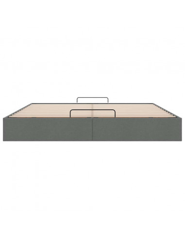 Struttura Letto Pouf senza Materasso 200x200 cm in Tessuto