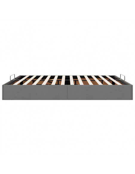 Struttura Letto Pouf senza Materasso 200x200 cm in Tessuto