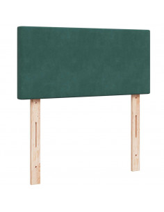 Struttura Letto Pouf con Materassi 160x200 cm Velluto 2