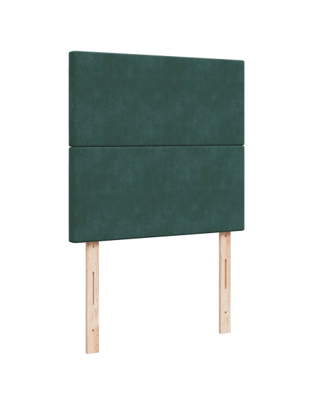 Struttura Letto Pouf con Materassi 160x200 cm Velluto