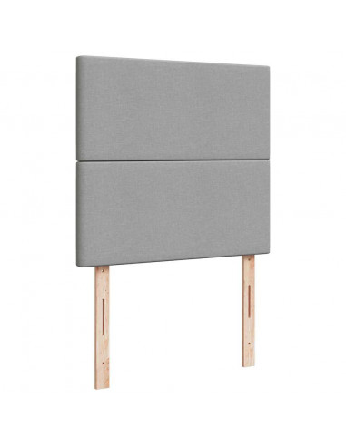 Struttura Letto Pouf con Materassi 180x200 cm in Tessuto