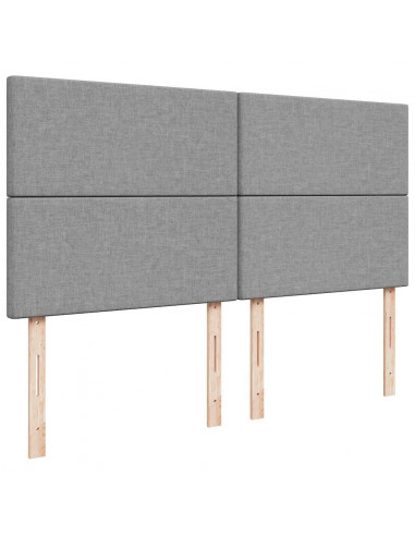 Struttura Letto Pouf con Materasso 160x200 cm in Tessuto