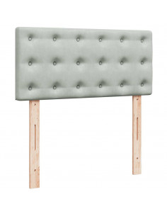 Struttura Letto Pouf con Materassi 180x200 cm Velluto