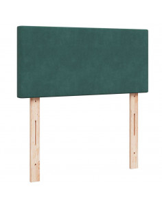 Struttura Letto Pouf con Materassi 180x200 cm Velluto