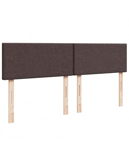 Struttura Letto Pouf con Materassi 200x200 cm in Tessuto