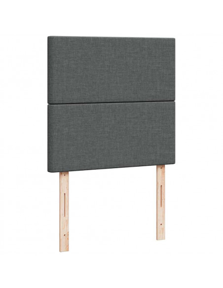 Struttura Letto Pouf con Materassi 200x200 cm in Tessuto