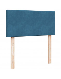 Struttura Letto Pouf con Materassi 200x200 cm Velluto