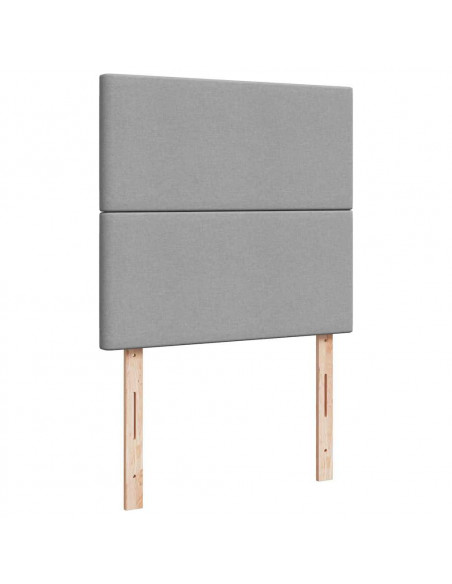 Struttura Letto Pouf con Materasso 100x200 cm in Tessuto