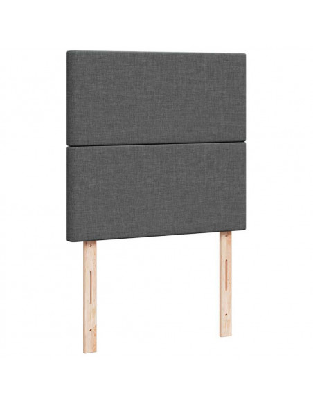 Struttura Letto Pouf con Materasso 100x200 cm in Tessuto
