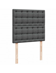 Struttura Letto Pouf con Materasso 100x200 cm in Tessuto