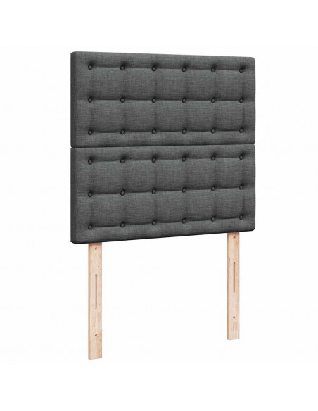Struttura Letto Pouf con Materasso 100x200 cm in Tessuto