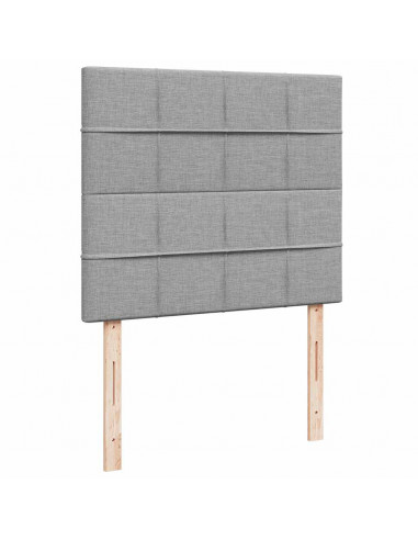 Struttura Letto Pouf con Materasso 120x190 cm in Tessuto