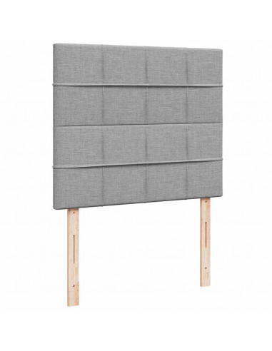 Struttura Letto Pouf con Materasso 120x200 cm in Tessuto