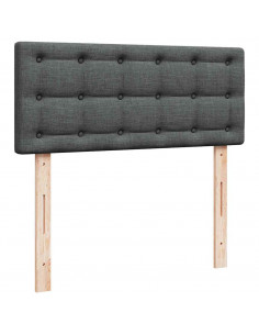 Struttura Letto Pouf con Materasso 120x200 cm in Tessuto