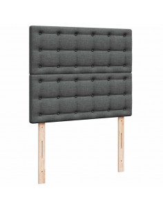 Struttura Letto Pouf con Materasso 120x200 cm in Tessuto