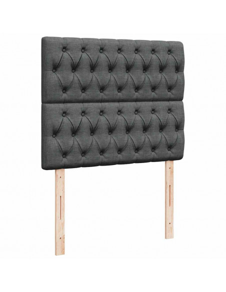 Struttura Letto Pouf con Materasso 120x200 cm in Tessuto