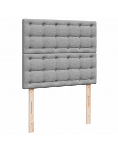 Struttura Letto Pouf con Materasso 120x200 cm in Tessuto