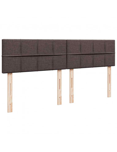 Struttura Letto Pouf con Materasso 180x200 cm in Tessuto