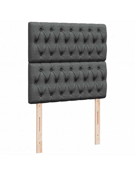 Struttura Letto Pouf con Materasso 180x200 cm in Tessuto